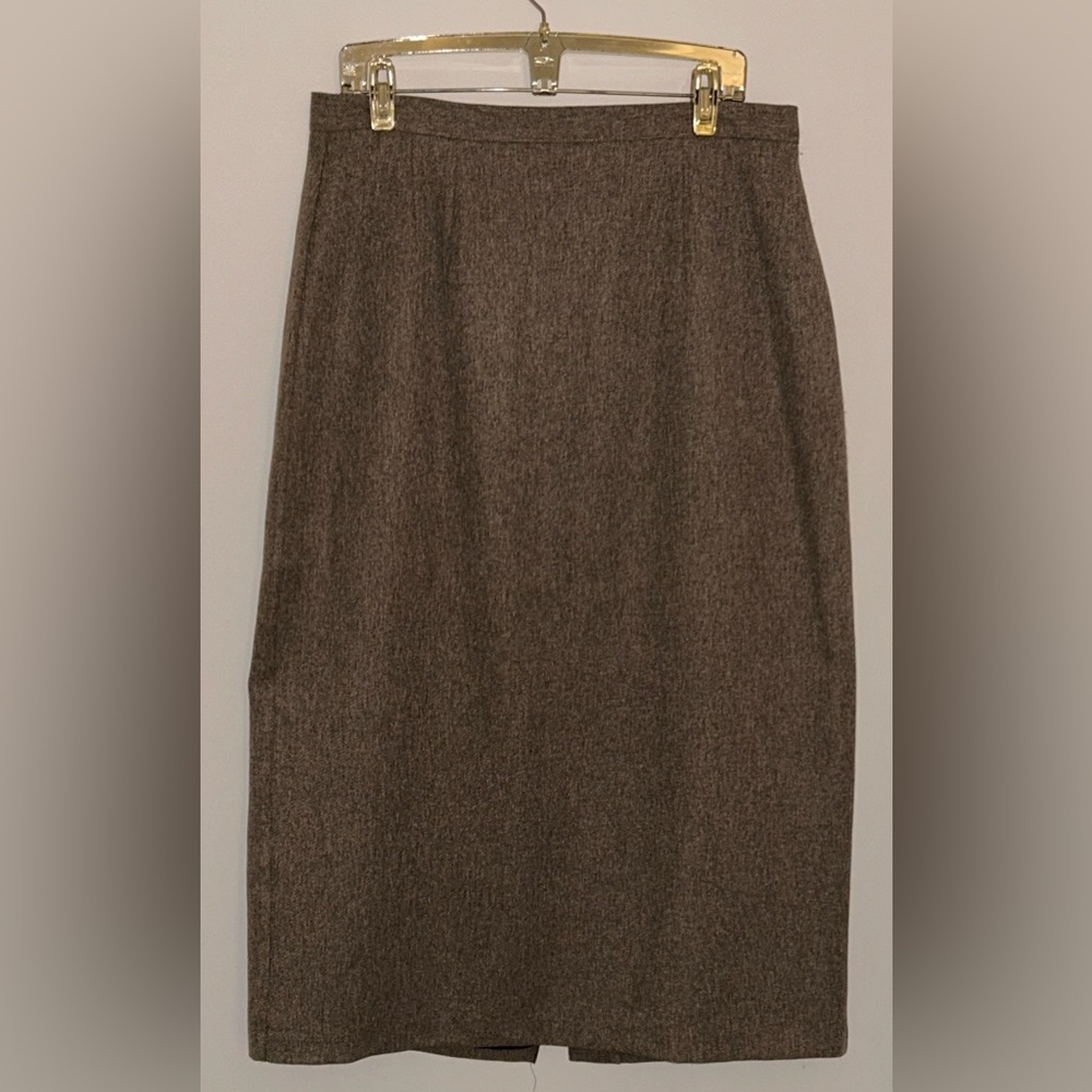 Alia Brown Pencil Skirt